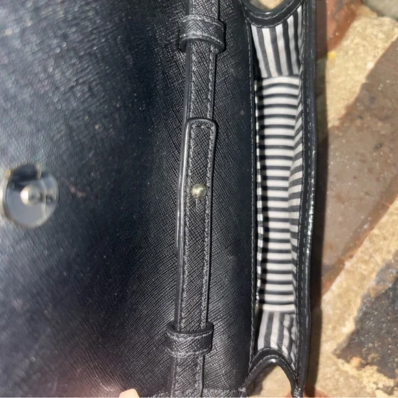 Kate Spade Black New York Mini Textured Leather Crossbody Bag - Picture 5 of 5